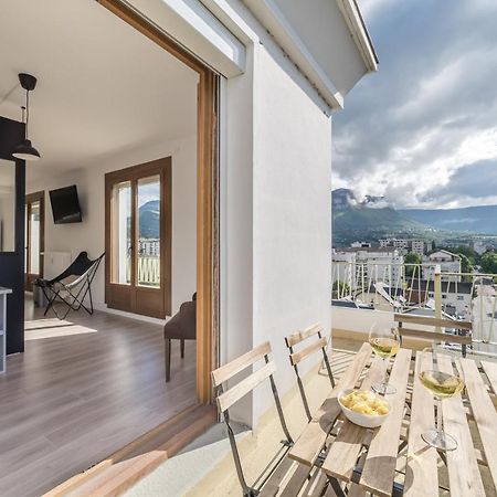 Appartement Vue sensationnelle - Wifi fibre - Arrivée autonome à Chambéry Extérieur photo