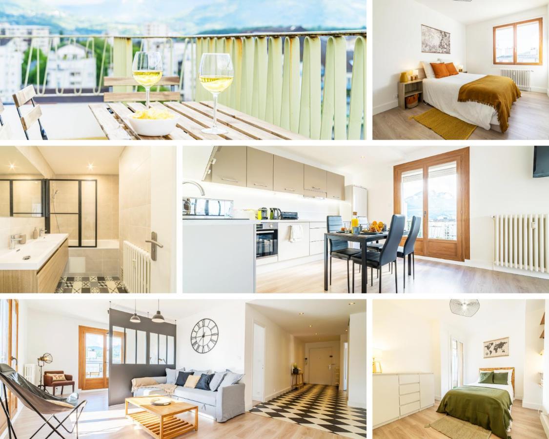 Appartement Vue sensationnelle - Wifi fibre - Arrivée autonome à Chambéry Extérieur photo