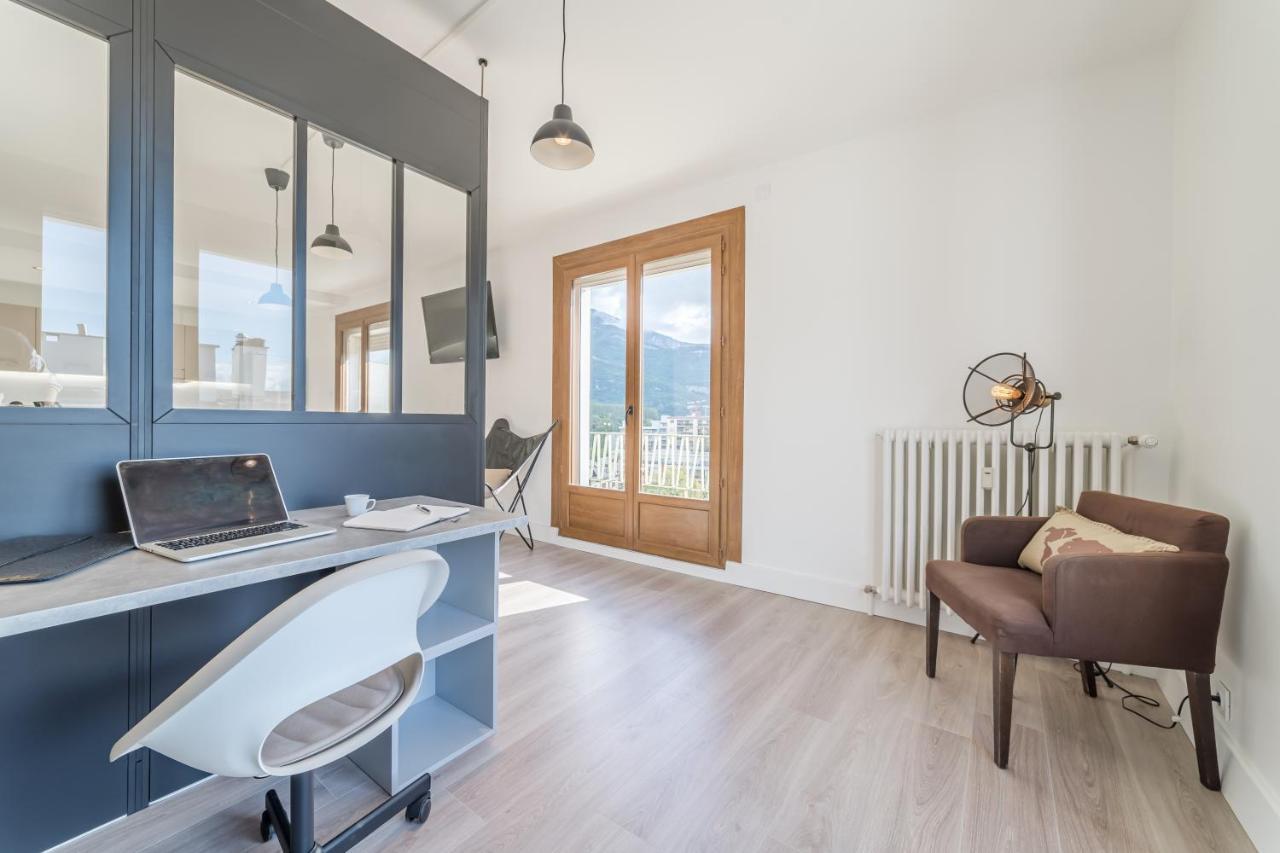 Appartement Vue sensationnelle - Wifi fibre - Arrivée autonome à Chambéry Extérieur photo
