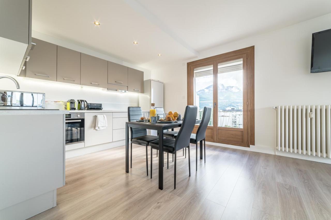 Appartement Vue sensationnelle - Wifi fibre - Arrivée autonome à Chambéry Extérieur photo