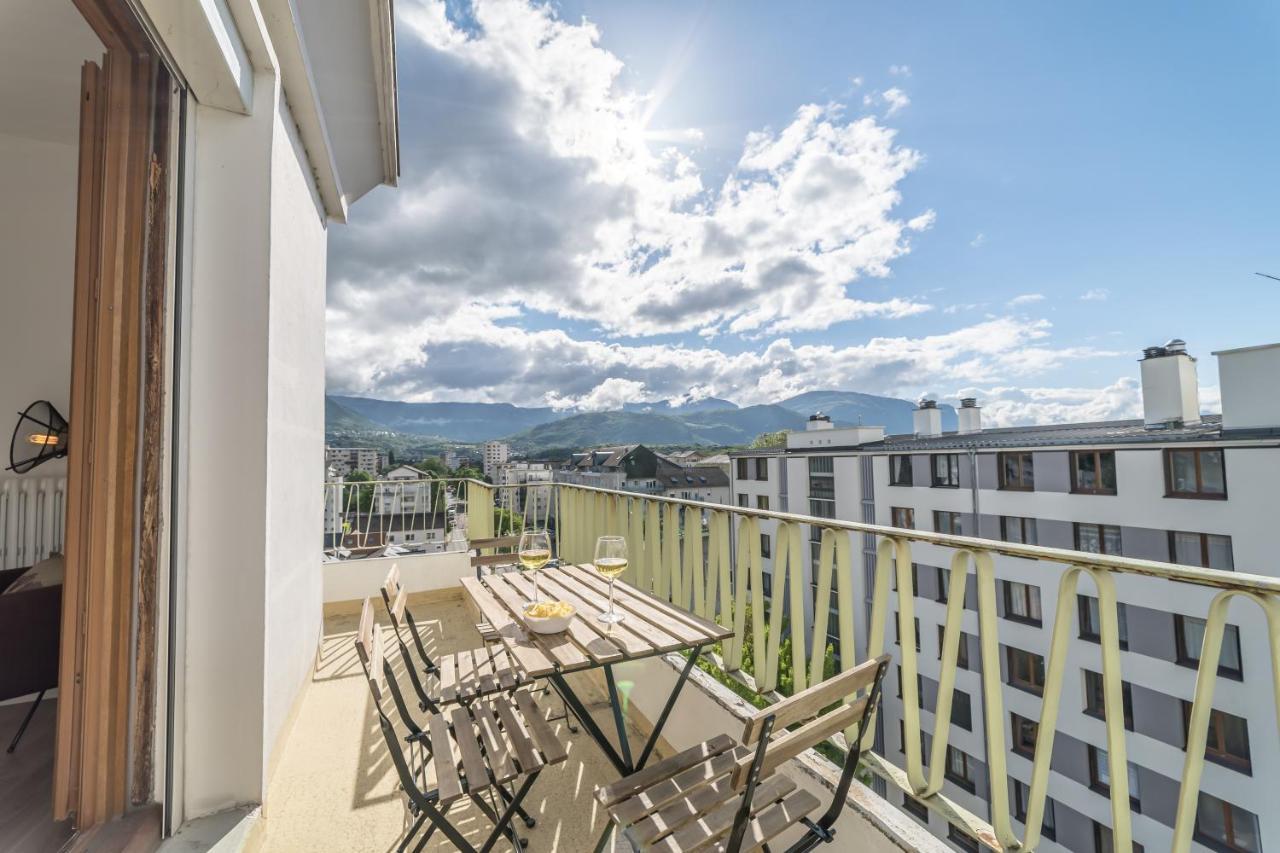 Appartement Vue sensationnelle - Wifi fibre - Arrivée autonome à Chambéry Extérieur photo